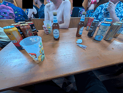 Zu viel Bier